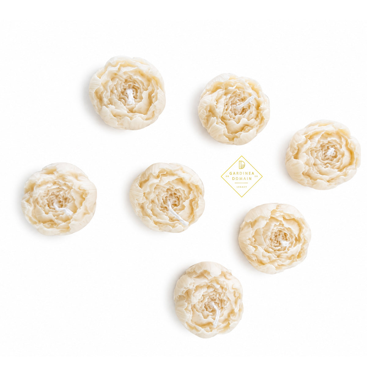 Marturie botez bujor rosu Gardinea Domain®, in cutie personalizata cadou, ceara de soia 100% naturala, vegana, Rosu
